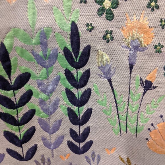 Beautiful brocade midi skirt with matching belt, wedding guest floral print - Picture 10 of 12